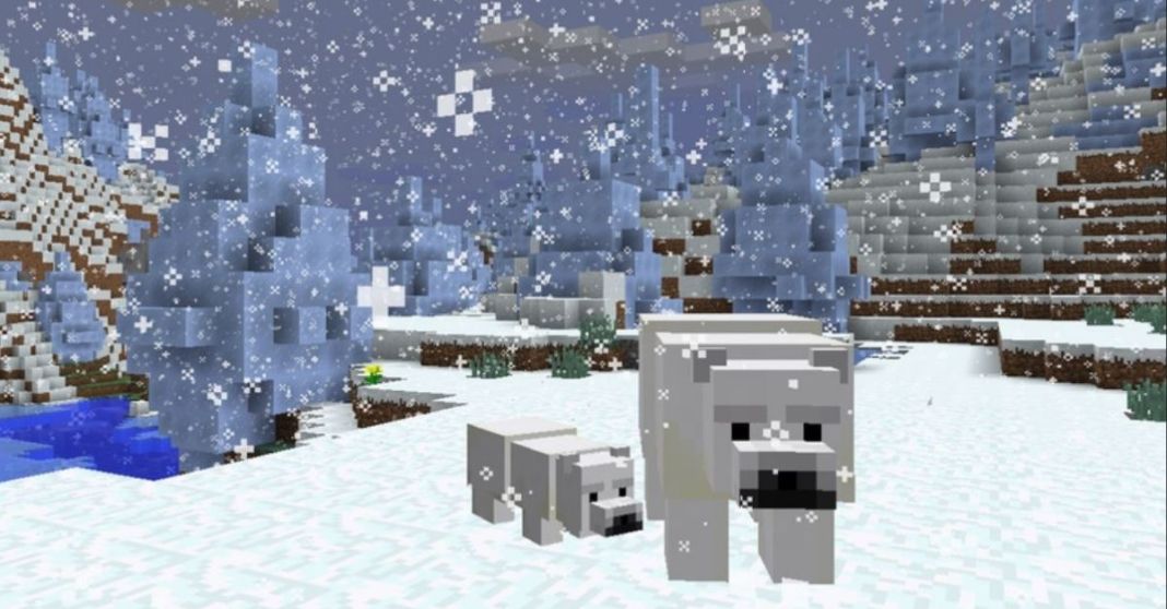 What do polar bears eat in minecraft touch tap play