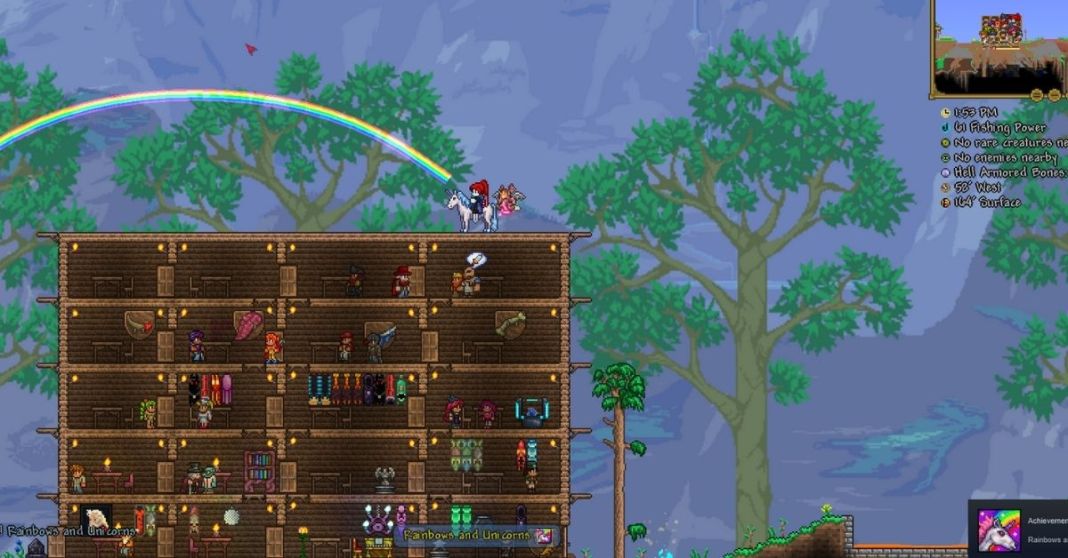 Terraria How to Get a Rainbow Gun Touch, Tap, Play