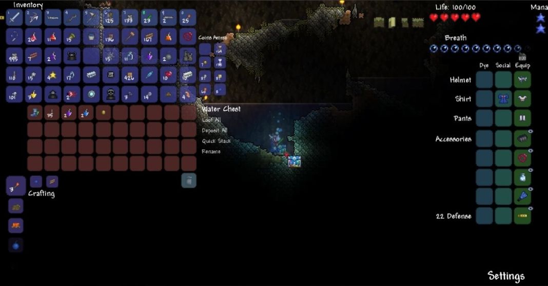 Terraria How to Get Water Walking Boots Touch, Tap, Play