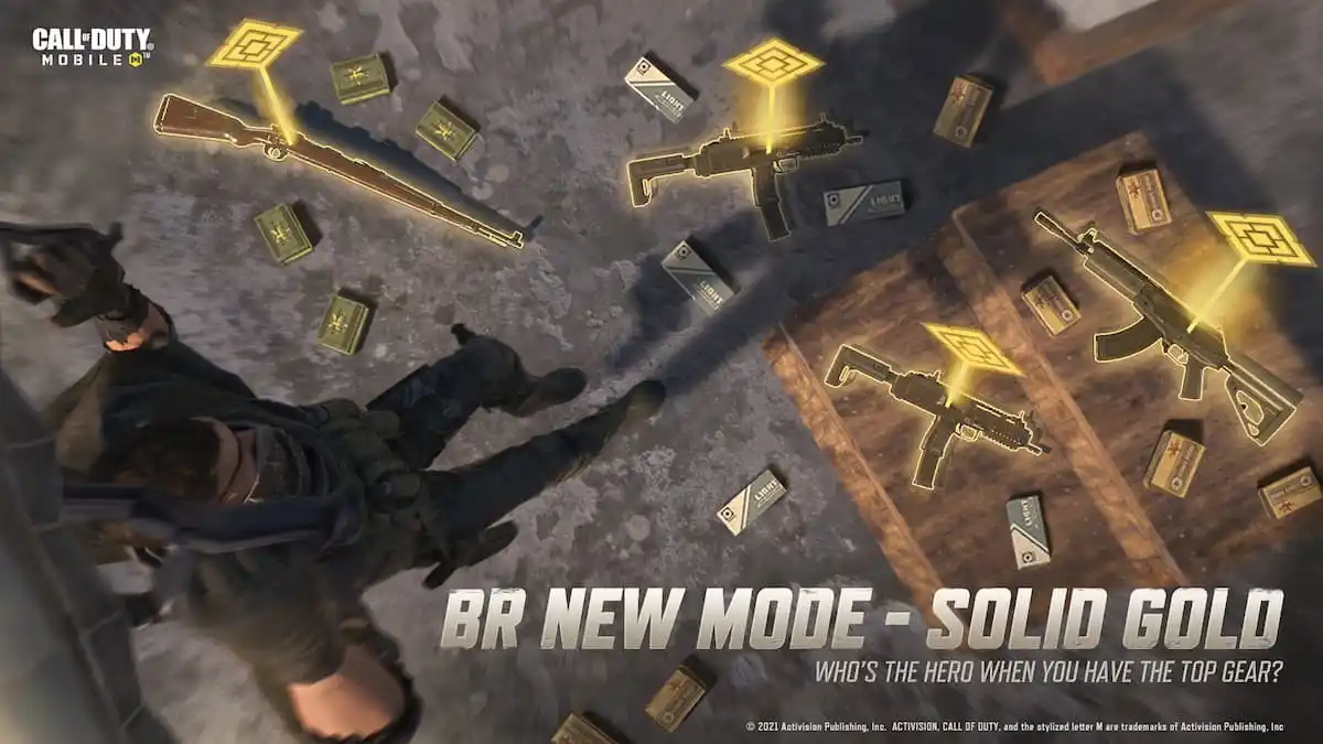 COD Mobile Solid Gold event