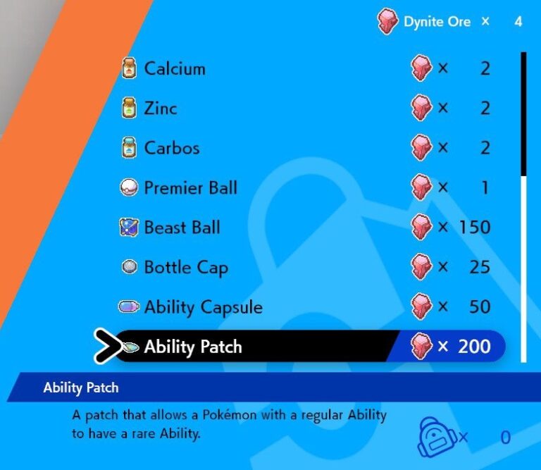 Pokemon Sword and Shield How to Get an Ability Patch Touch, Tap, Play