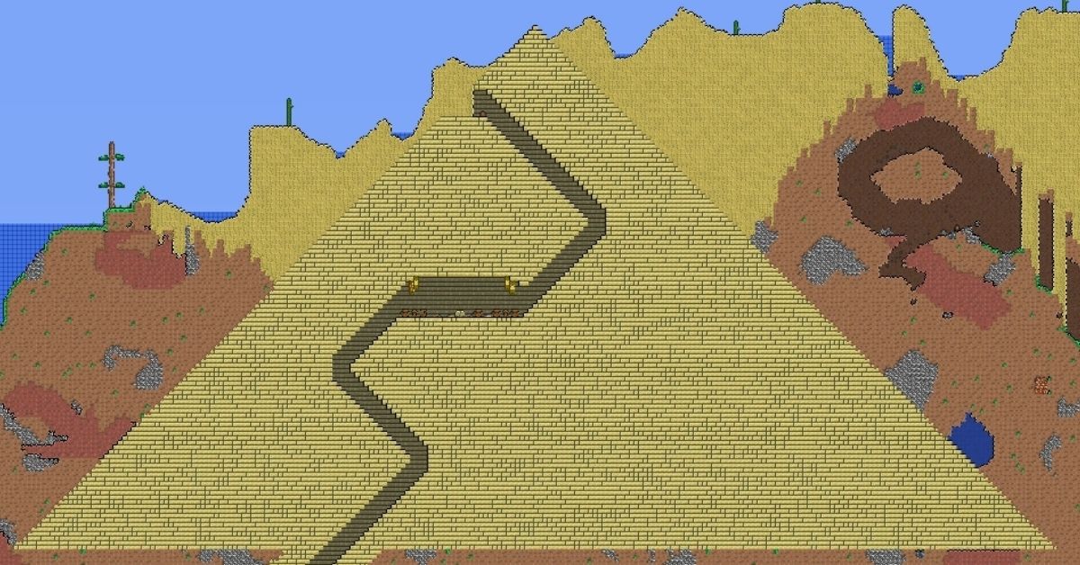 How to Find a Pyramid in Terraria