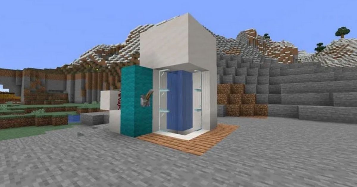 How to Build a Shower in Minecraft Touch, Tap, Play
