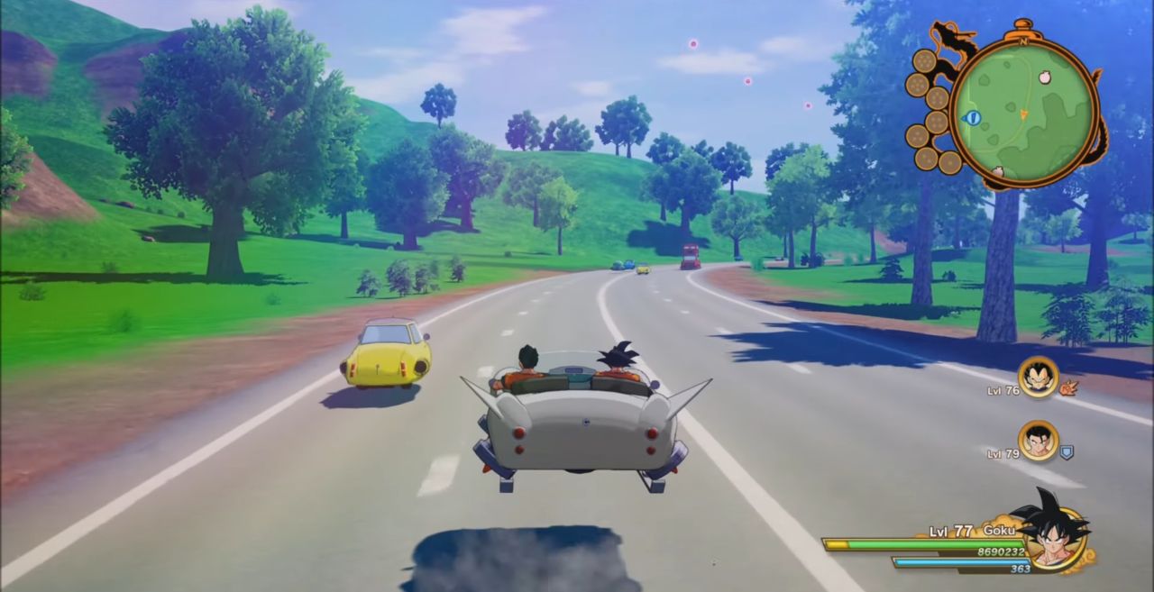 Dragon Ball Z Kakarot How to Get a Car Touch, Tap, Play