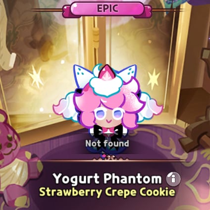 Yogurt phantom strawberry crepe costume