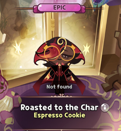 roasted to the char espresso cookie costume