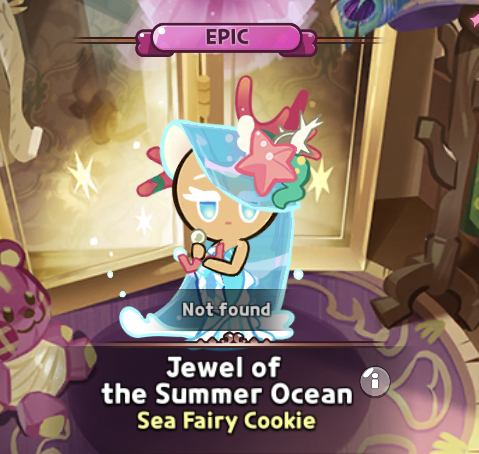 jewel of the summer ocean sea fairy cookie costume