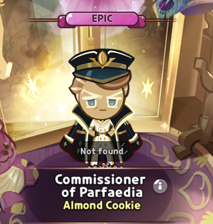 commissioner of the parfaedia almond cookie costume
