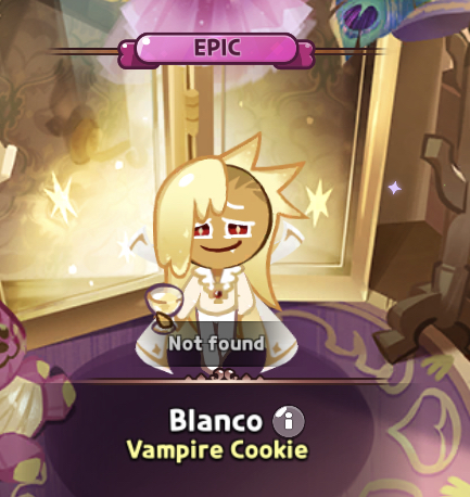 blanco vampire cookie costume