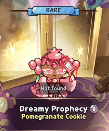 dreamy prophecy pomegranate cookie