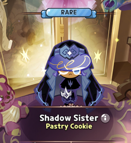 shadow sister pastry cookie costume