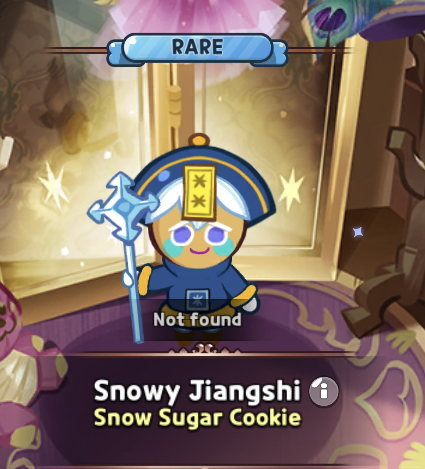snowy jiangshi snow sugar cookie costume
