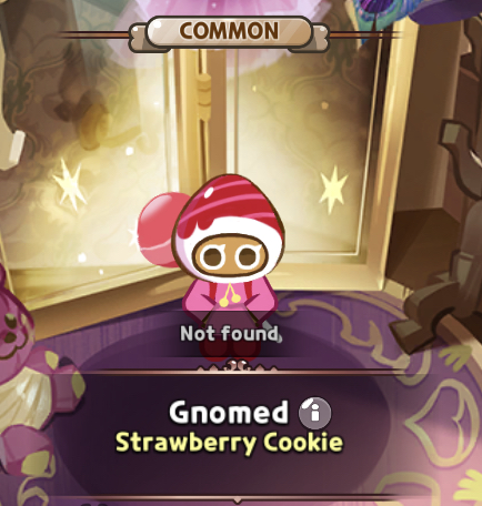 gnomed strawberry cookie costume
