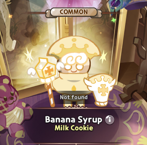 banana syrup milk cookie costume