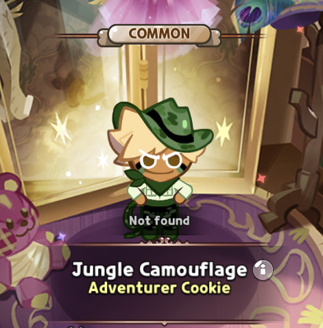 jungle camouflage adventurer cookie costume
