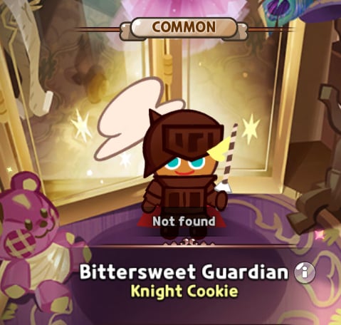 bittersweet guardian knight cookie costume