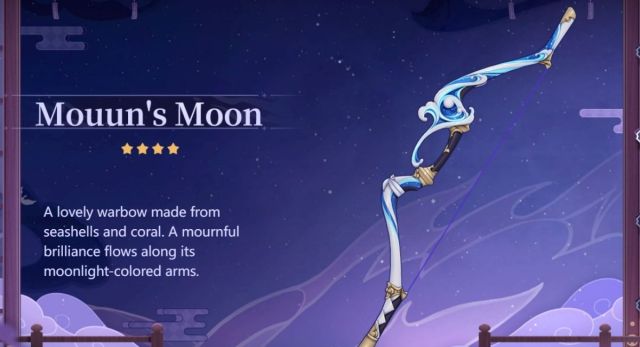 Genshin Impact Mouun’s Moon Weapon Ascension Materials and How to Get Them