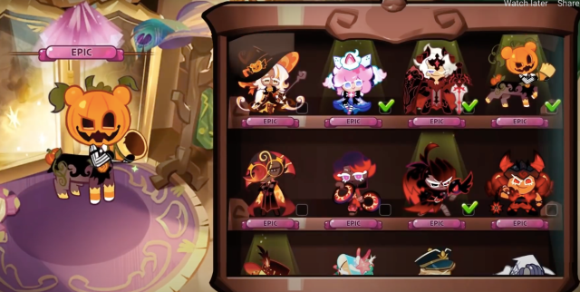 cookie run kingdom halloween skins