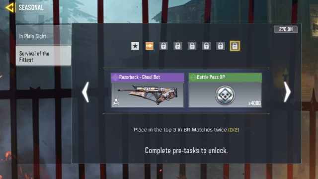 Survival of the Fittest challenge