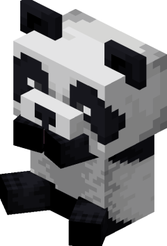 Minecraft Baby Panda Sitting