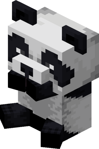 Minecraft Baby Panda Sitting