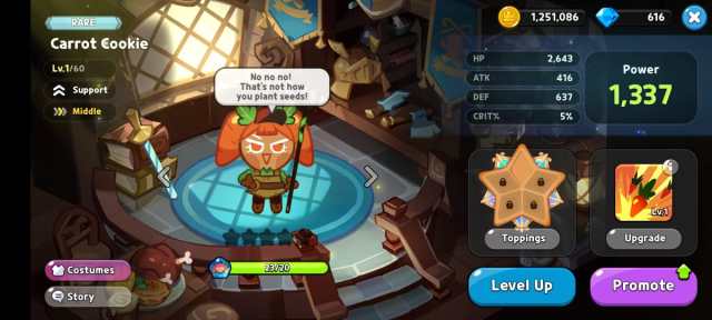 carrot cookie cookie run kingdom