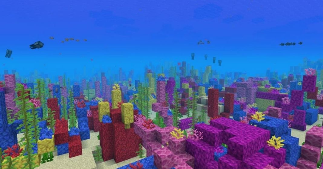 How to Find a Coral Reef in Minecraft