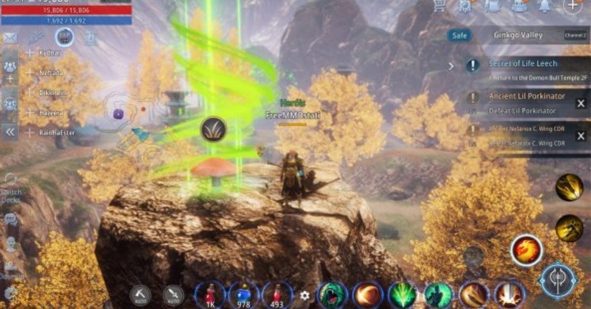 Find the Location of Energy Quest Guide in MIR4