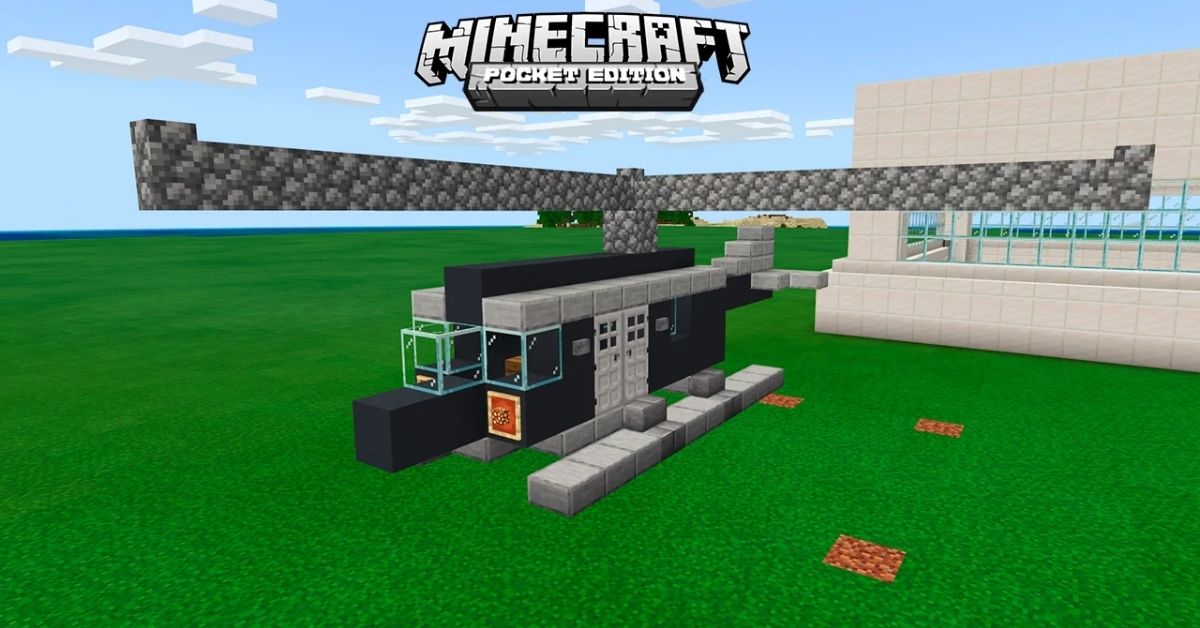 How to Build a Helicopter in Minecraft
