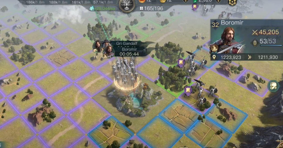 LOTR Rise to War Mysterious Spring Guide Touch, Tap, Play