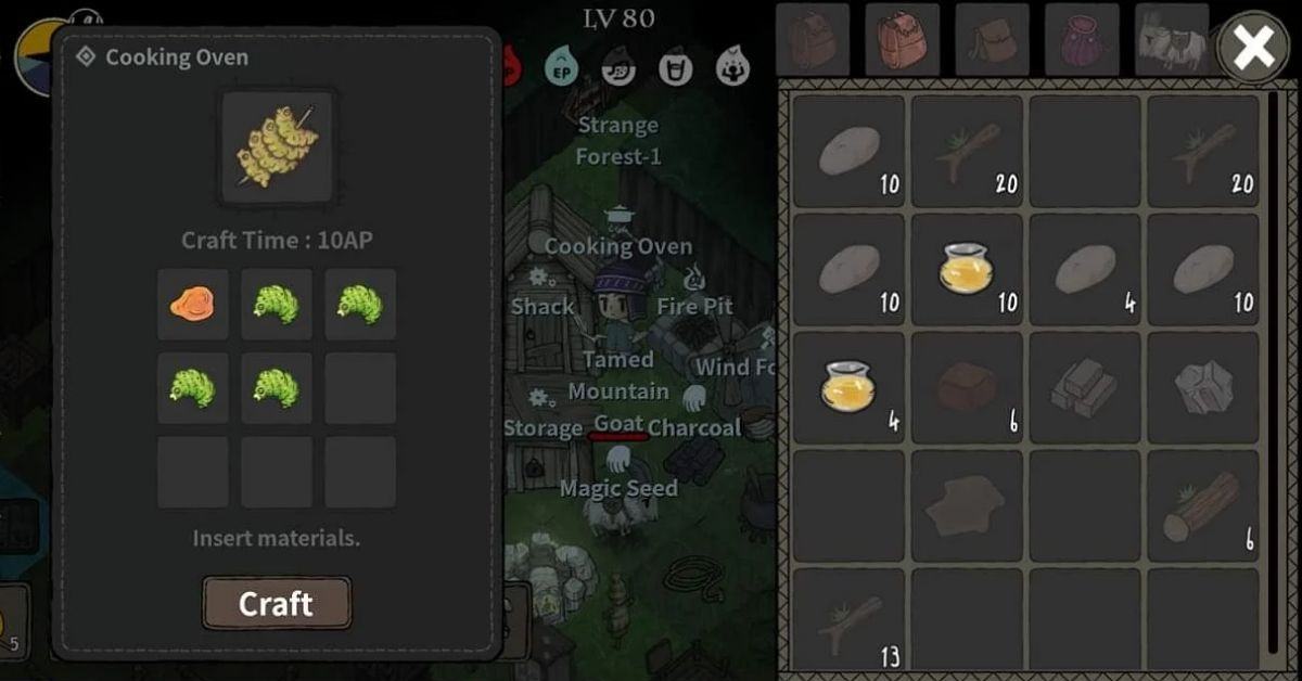 All Food Recipes in the Wild Darkness Touch, Tap, Play