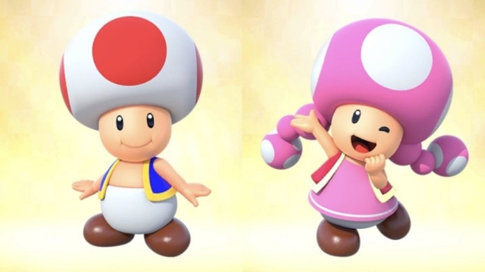 toad vs toadette mario kart tour feature image