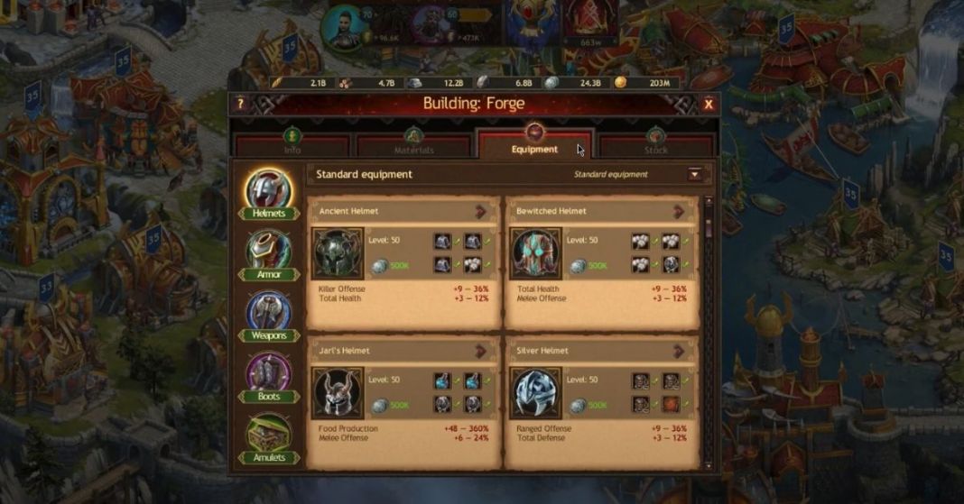 How to Craft in Vikings War of Clans? Forge Guide