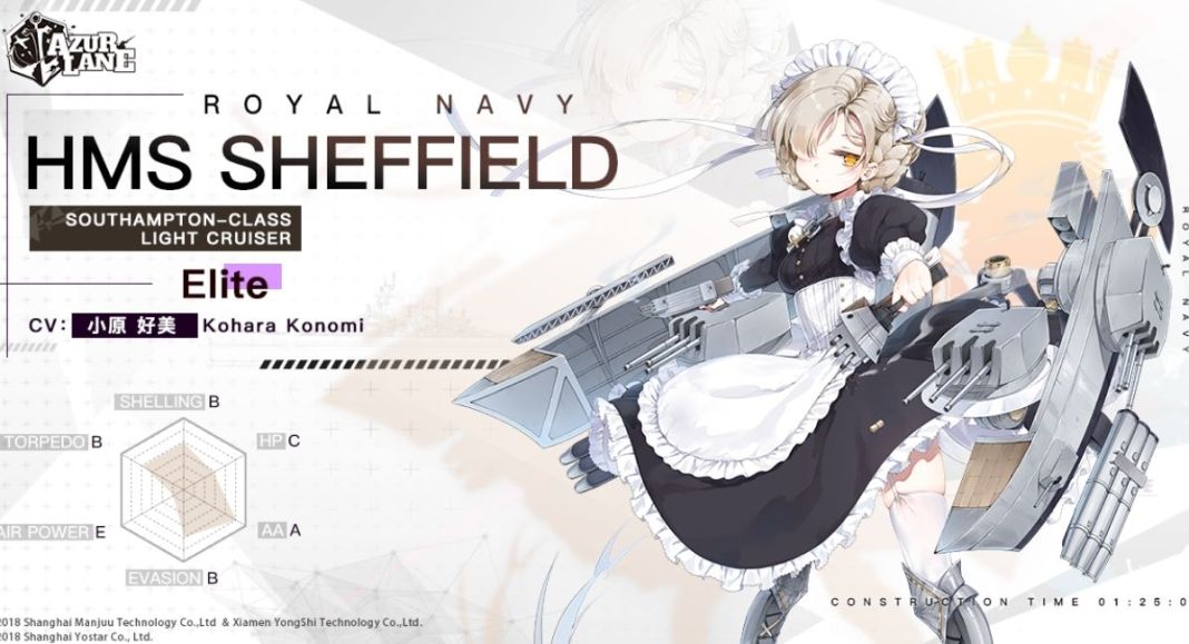 Azur Lane Sheffield Character Guide: Gear, Skills, and More