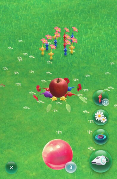 collecting fruit pikmin bloom