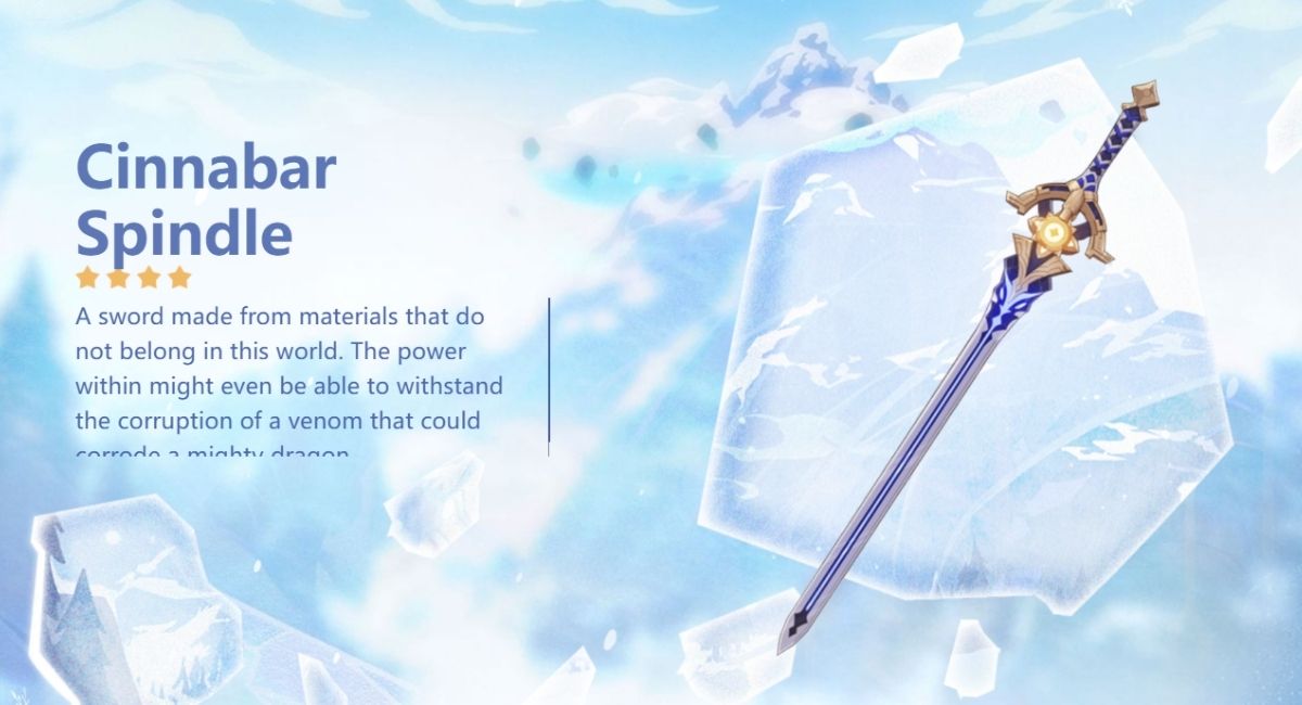 How to Get Cinnabar Spindle Sword in Genshin Impact