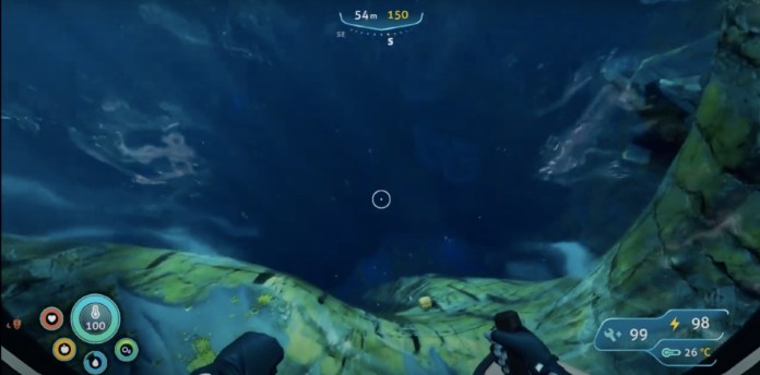 the dip before getting down to the spire caves in subnautica: below zero