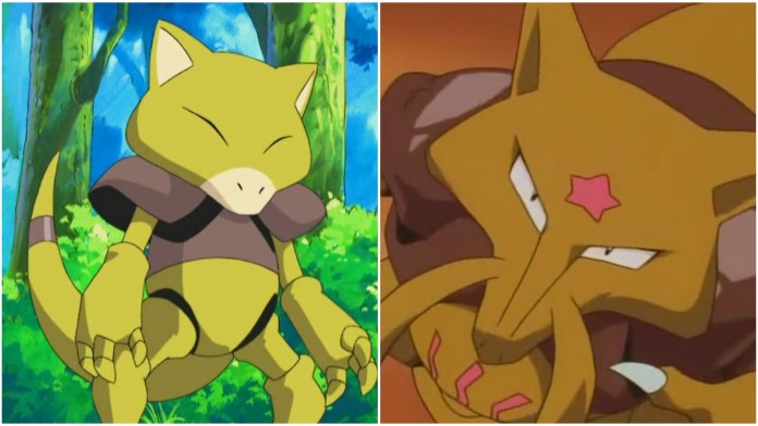 abra and kadabra from pokemon