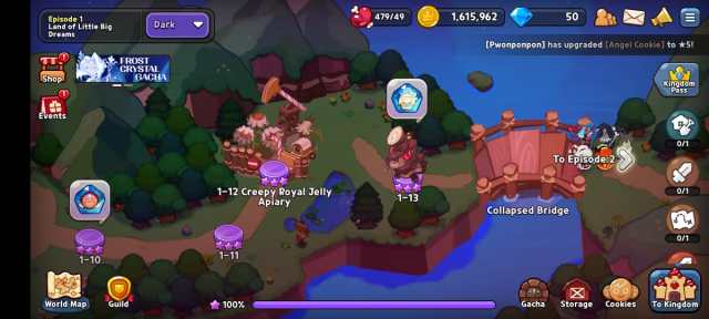 cookie run kingdom dark mode