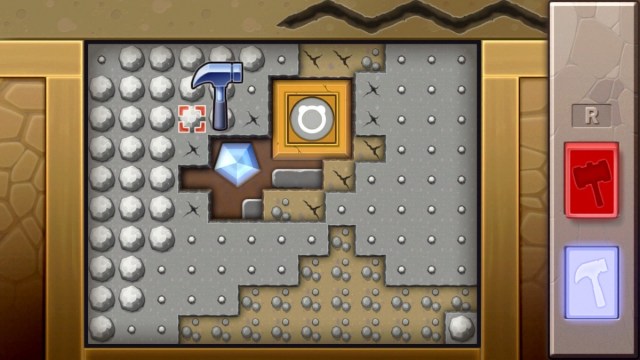 Mining for a box with a statue inside in pokemon brilliant diamond