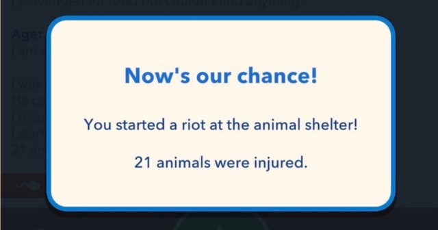 DogLife Nonfatal Decision Achievement: How to Start a Riot in the Animal Shelter