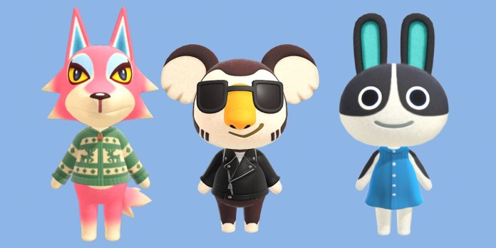 Freya, Eugene and Dotty in Animal Crossing Pocket Camp