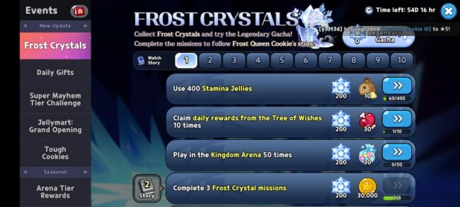 frost crystal event