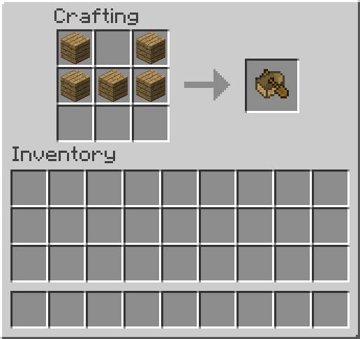 Minecraft Boat recipe