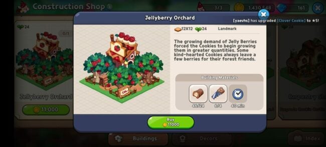 jellyberry orchard in cookie run kingdom