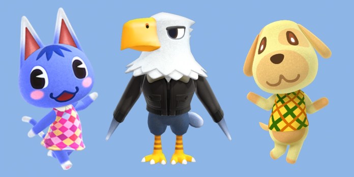 Rosie, Apollo and Goldie in Animal Crossing Pocket Camp