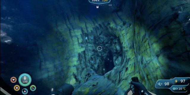 The cave to find diamonds in subnautica: below zero