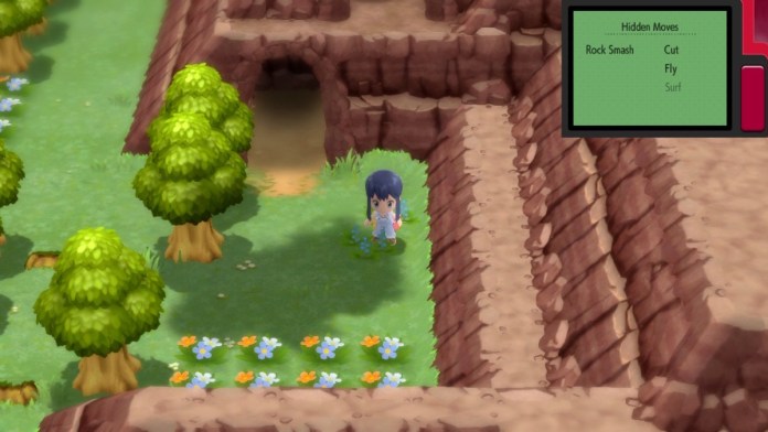 the trainer standing in front of the solaceon ruins in pokemon brilliant diamond