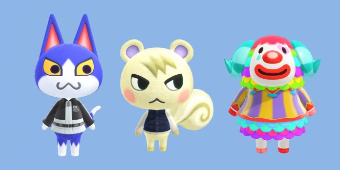 Tom, Marshal and Pietro in Animal Crossing Pocket Camp