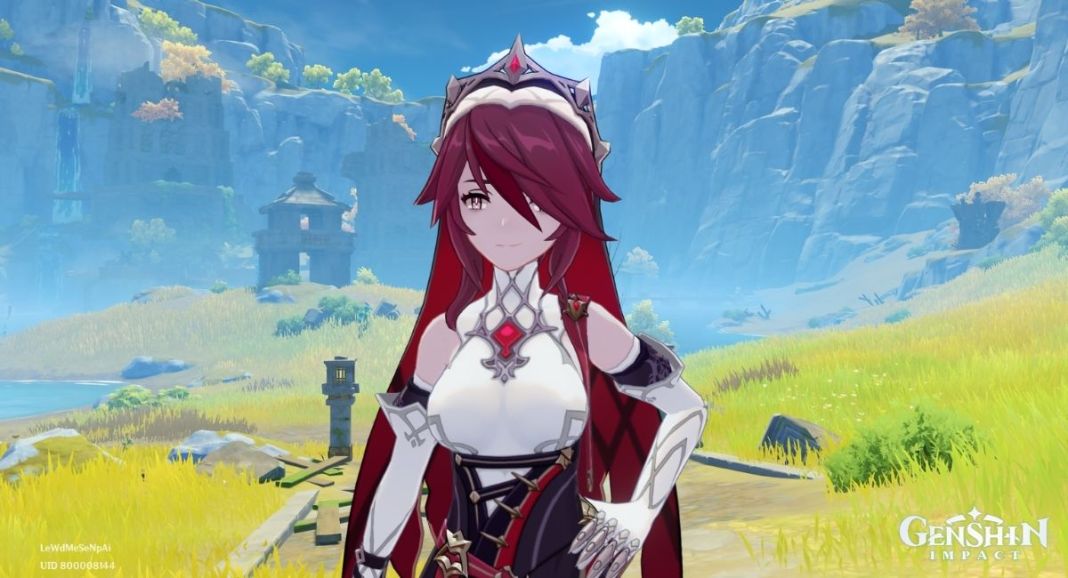 Genshin Impact Rosaria Character Ascension and Talent Level Up